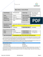 Minor Works and Access Permits-APN - 26805 - 2024