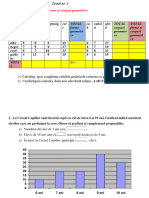 teste rapide- probleme ce se rezolvă prin organizarea datelor în tabele