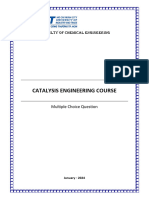 Catalysis Engineering_Multiple Choice Question-2023 (gửi SV)