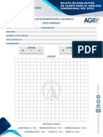 Boleta de Evaluacion de Campo para El Analisis Dimensional Del Sitio