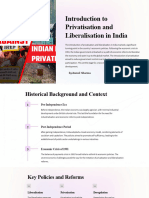 Introduction To Privatisation and Liberalisation in India: by Anmol Sharma