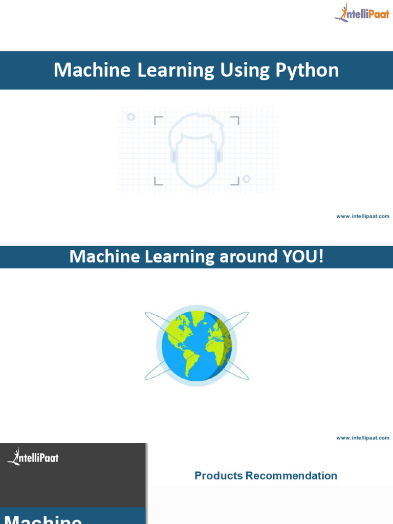 Introduction to ML | PDF | Machine Learning | Artificial Intelligence