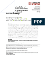 Assessing The Feasibility of Achieving Functional Recovery Goals Through Seismic Retrofit of Existing Reinforced Concrete BuildingsEarthquake Spectra