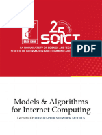 SoICT-Eng - ProbComp - Lec 10 - P2P Network Models