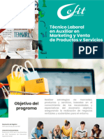 7627 - Tecnico Laboral en Auxiliar en Marketing y Venta de Productos y Servicios