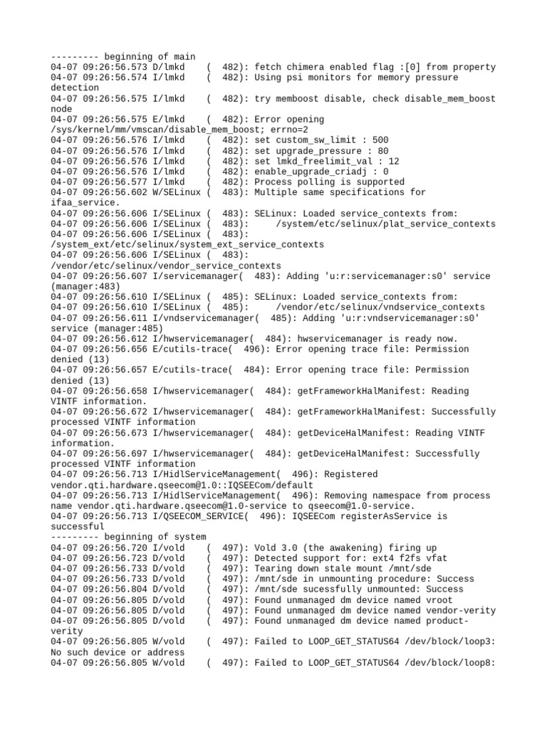 Android Memory Management Logs | PDF | Computer Architecture | Unix