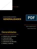 Tasacion BBRR - 05 Generalidades