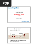 Gjeoteknike - 8-Shear Strength of Soils