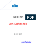 Gjeoteknike - 3-Classification of Soils