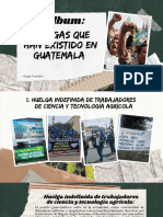 HUELGAS QUE HAN EXISTIDO EN GUATEMALA