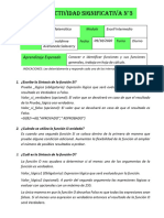 Sesión #3 Actividad Significativa