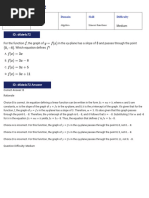 Psat-Algebra Questions2-Answers