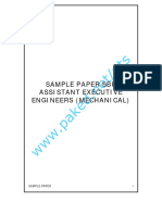 sui southern gas sample paper