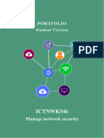 ICTNWK546 Project Portfolio V1.0