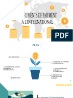 Instruments de Paiment A L'international 2023.