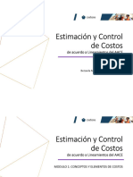 Estimación y Control de Costos. contenido 3