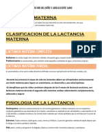 Nutricion Del Niño y Adolescente Sano Resumen PDF