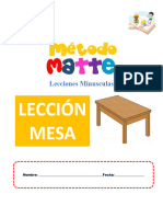 13 Lecciòn Mesa