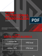 Plan Nutricional Volumen