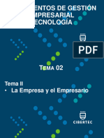 Tema 02 La Empresa y el Empresario