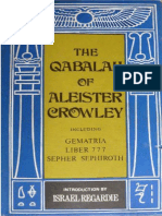 The Qabalah of Aleister Crowley Three Texts(1a)