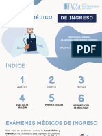 Exposición Examen Médico de Ingreso