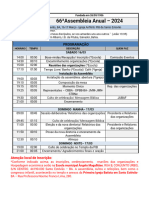 Programa Assembleia Anual Asbaf - 2024