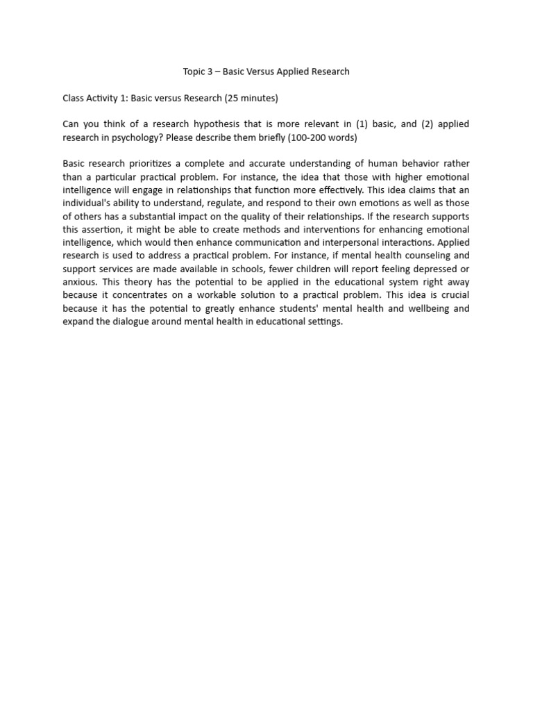 Topic 3 - Testing Hypotheses | PDF | Hypothesis | Scientific Method