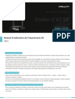 Ender 3 V3 SE SM 002 - User Manual PT BR