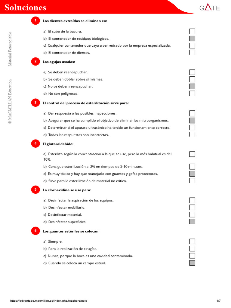 Test Tema 3 | Descargar gratis PDF | Esterilización (Microbiología) | Virus