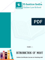 Module 1 - Certificate Course On Mooting Skills