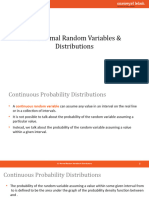 11_Normal Random Variables & Distributions