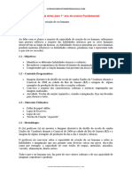 Plano de Aula EJA de Artes para 1° Ano Do Ensino Fundamental