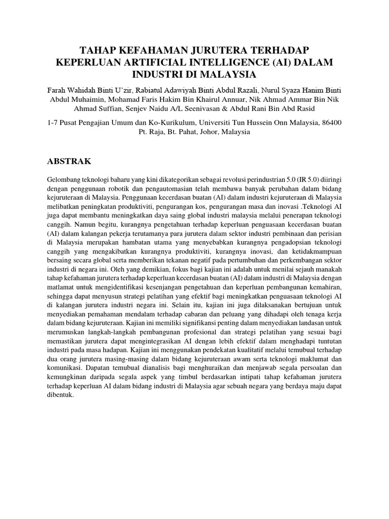 Peranan Automasi dan AI dalam Mengurangkan atau Meningkatkan Kos Pembangunan