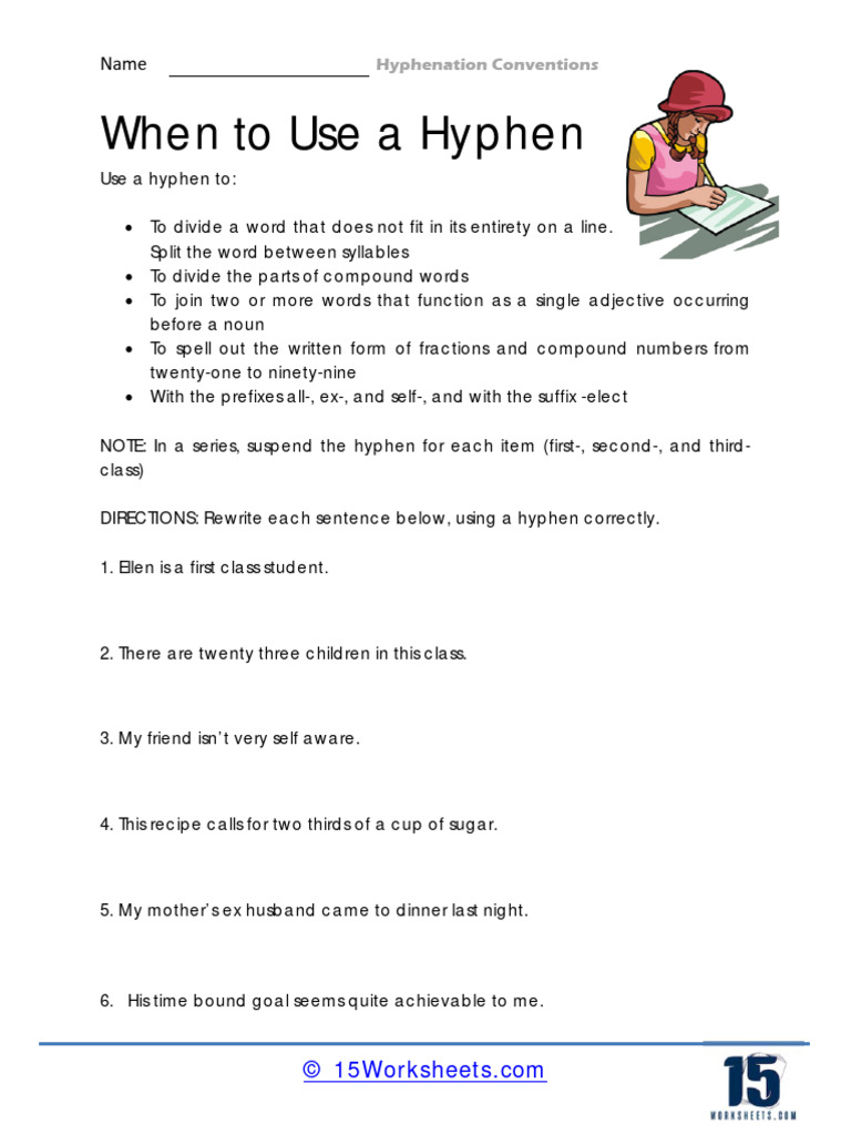 Hyphenation Rules and Exercises Guide | PDF