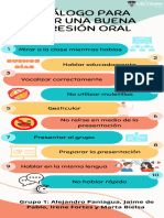 Infografía Decálogo Expresion Oral