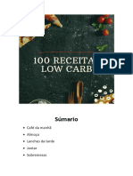 100 Receitas Low Carb para Diabéticos