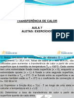 Transferência de Calor - Aula 7