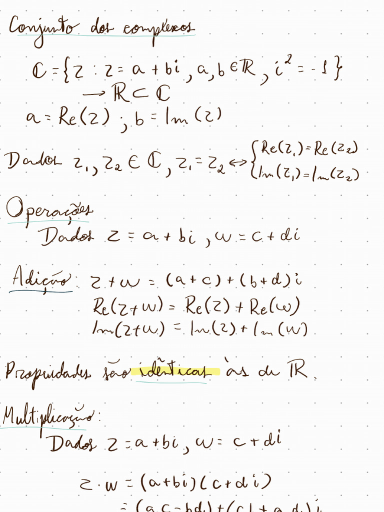 Notas de análise complexa | PDF