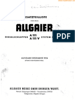 Allgaier A111-A111v Reservdelar Sec Wat