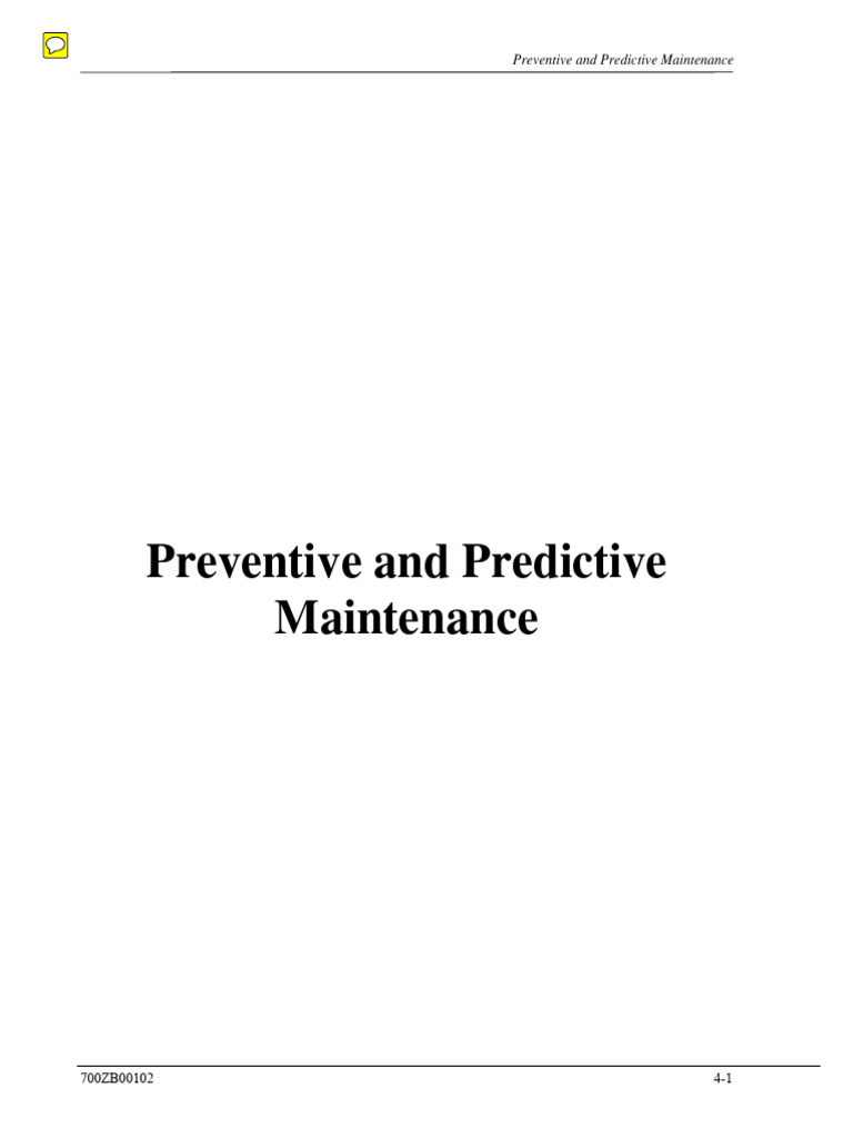 Preventive vs Predictive Maintenance Guide | PDF | Reliability ...