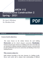 ARC 212 ARCN 112 - Lec 1 - Spring 2021