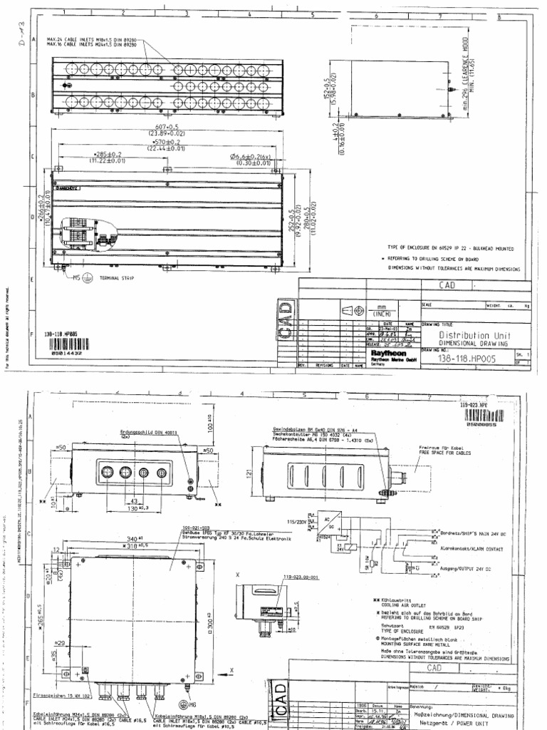 Dimensional Drawings | PDF