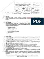 LPQA-0003 GESTIÓN DE ACCIONES DE MEJORA, PREVENTIVAS Y CORRECTIVAS