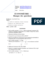 Econometrie Banque de Questions694