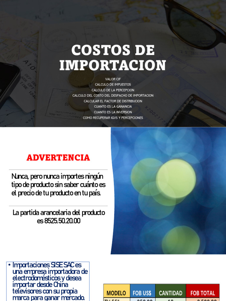 Costos de Importacion | PDF | Arancel | Economias