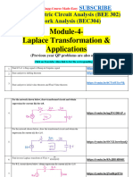 ECA (BEE 302) & NA (BEC304) Module 4 Laplace Transform
