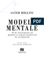 Modele Mentale - Peter Hollins