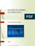 REPOSIÇÃO HIDRO-ELETROLÍTICA