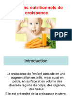 TDN°=3 Besoins nutritionnels de croissance